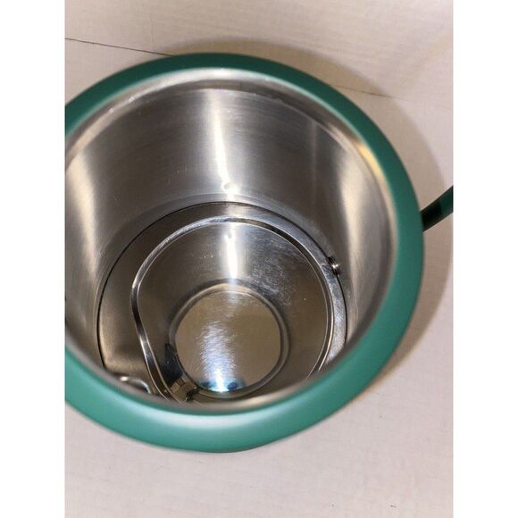 Rae Dunn Electric Goose Neck Tea Kettle Green Mittens Warmth Stainless Steel - Picture 4 of 4